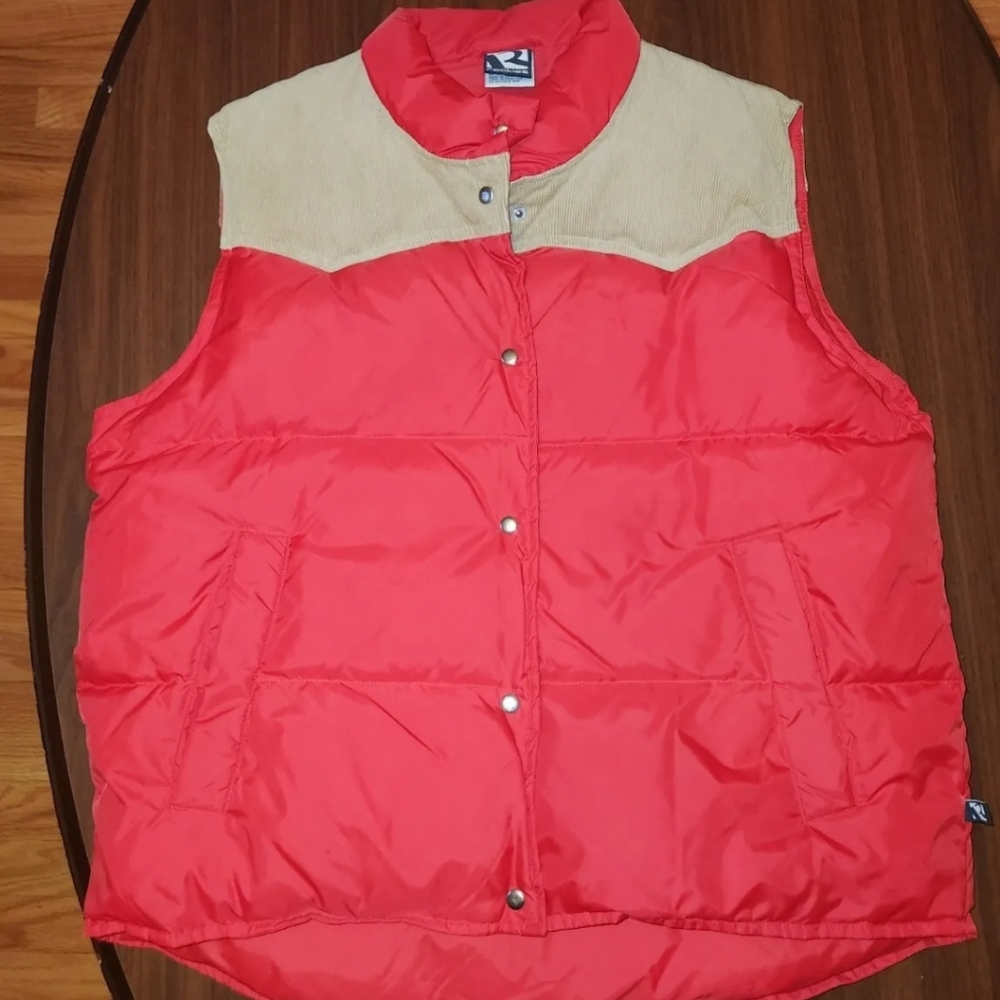 NWOT Vintage Rockies Down Puffer Vest Women's SZ LG